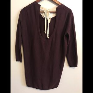 Aritzia sweater with silk content